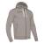 Motown Full Zip Hooded Jacket GRY XXS Hettejakke i bomullsmiks 